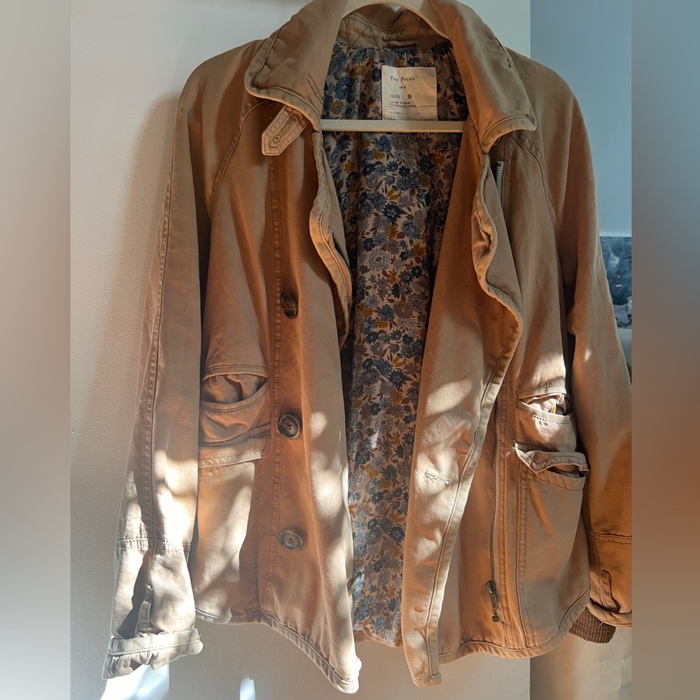 Free people trench coat jacket